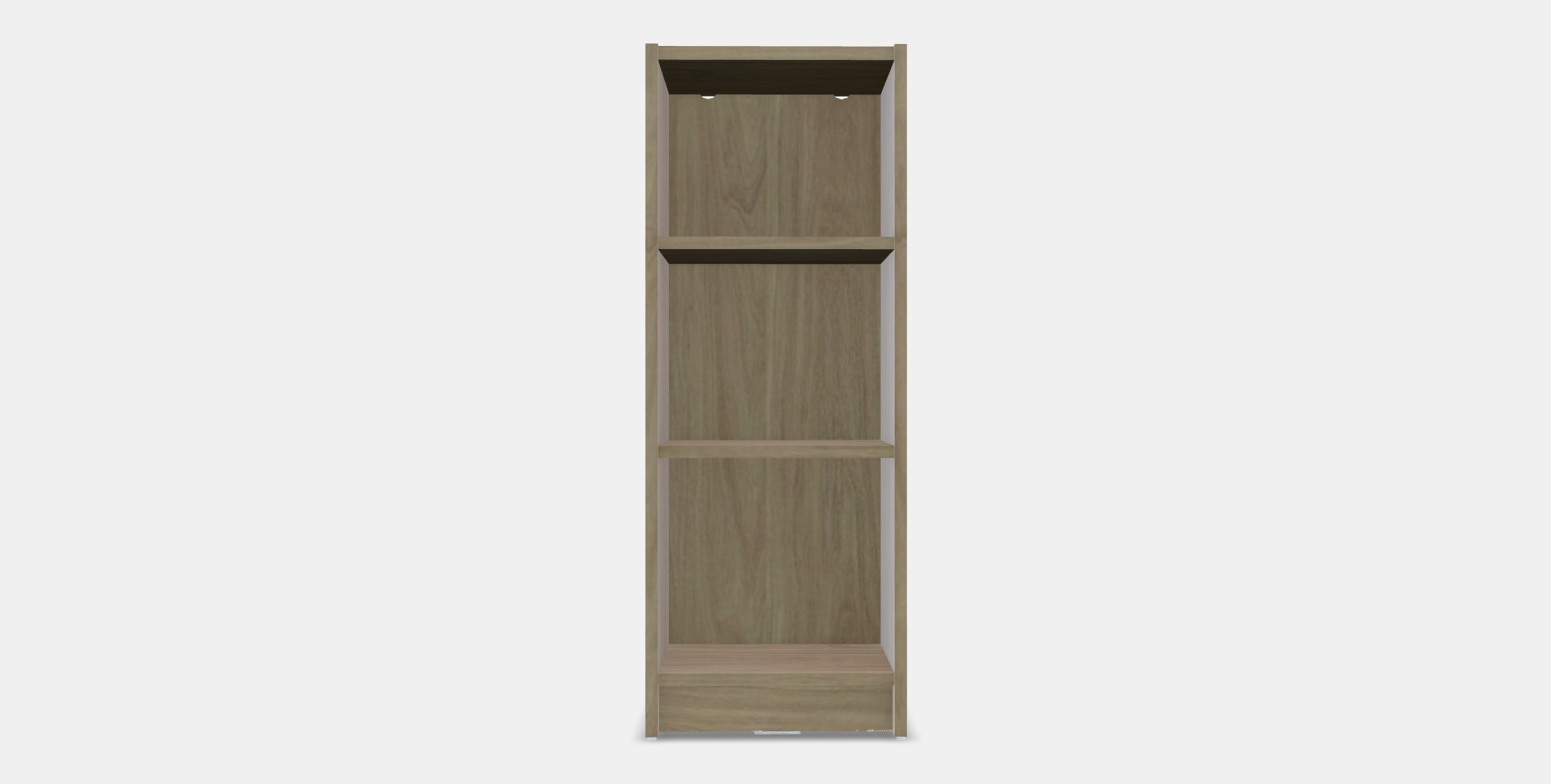 BILLY Bookcase 19 Low-poly 3D model_10
