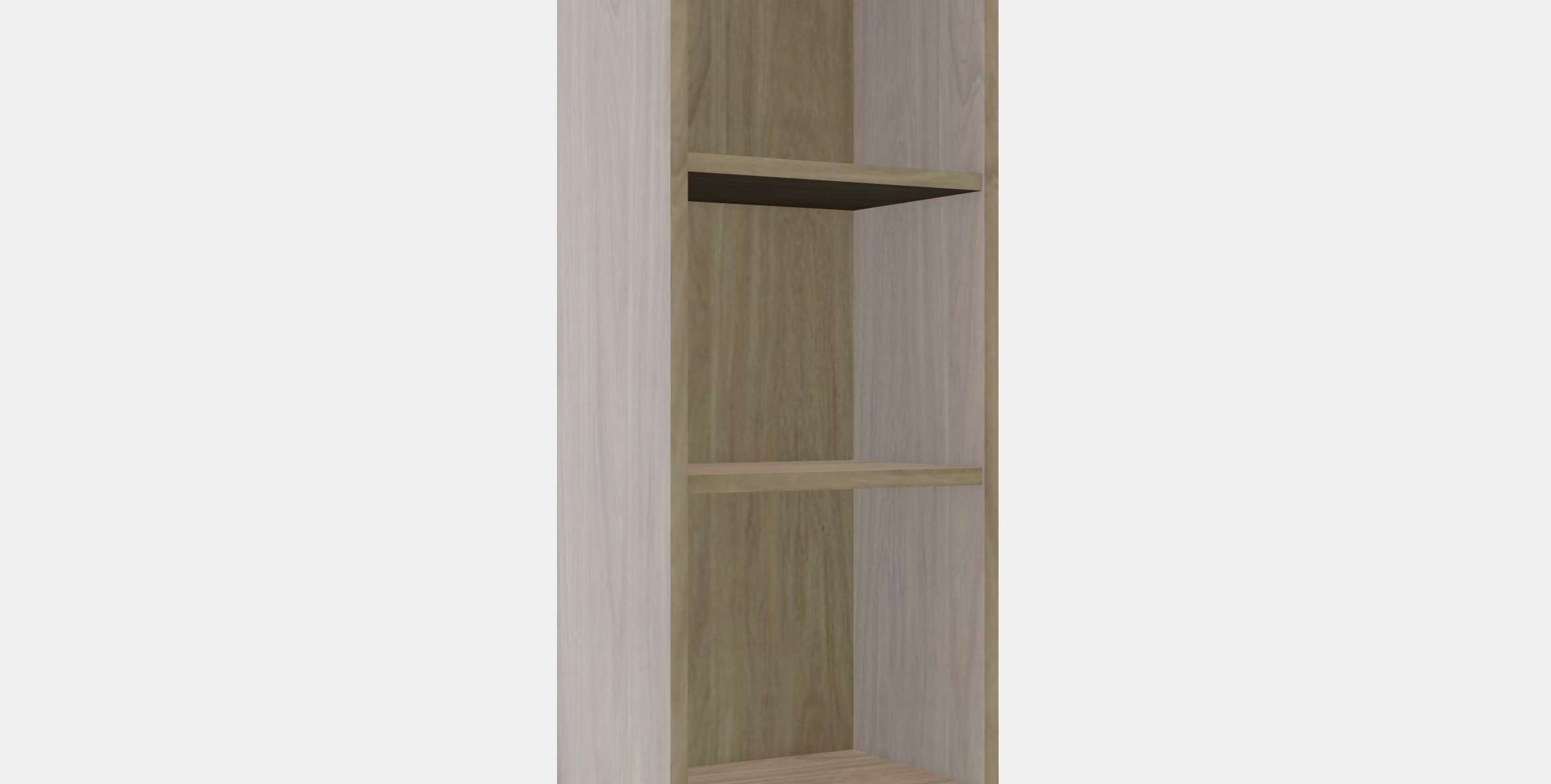 BILLY Bookcase 19 Low-poly 3D model_9