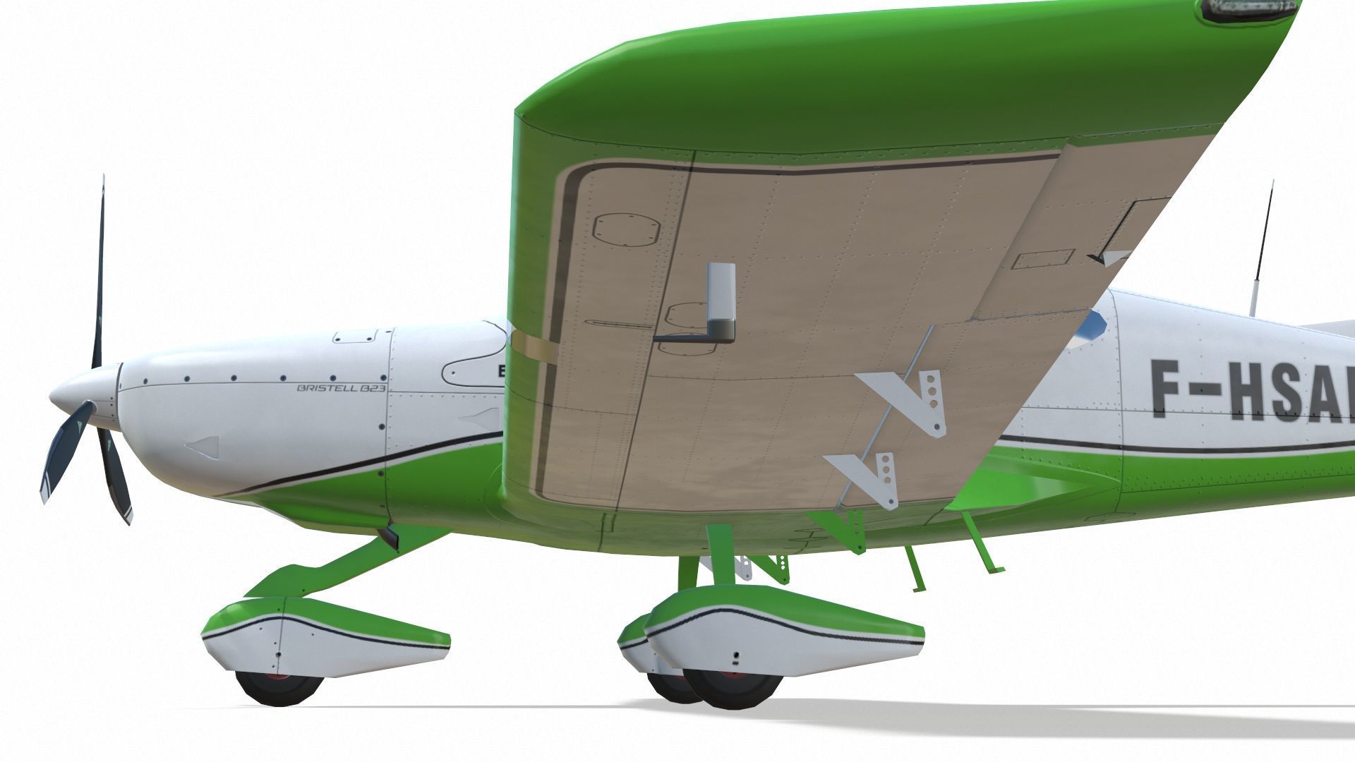 Bristell B23 BRM Aero Low-poly 3D model_8