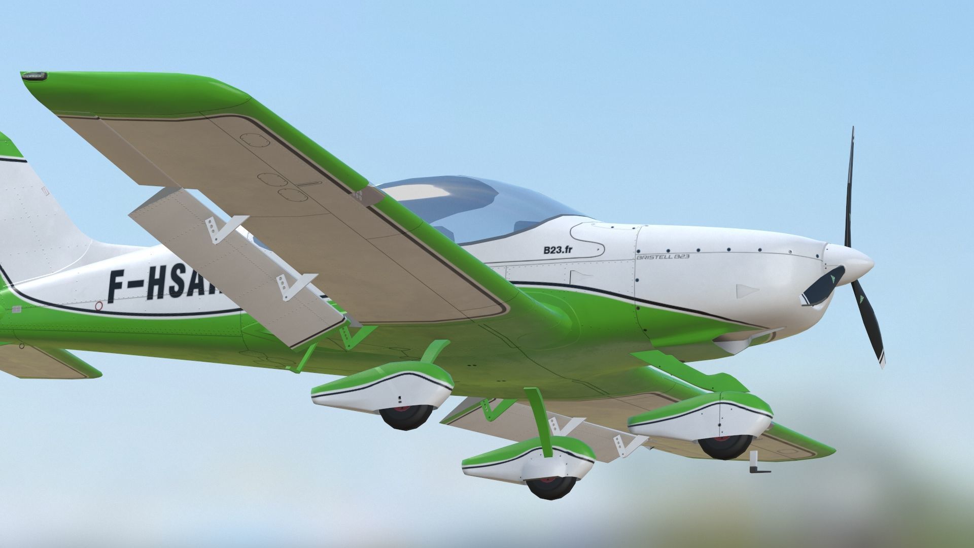 Bristell B23 BRM Aero Low-poly 3D model_26