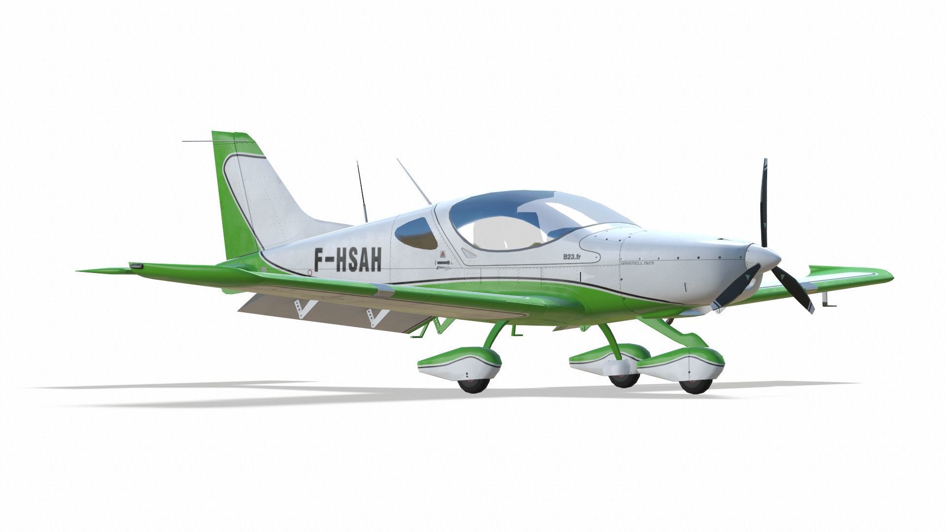 Bristell B23 BRM Aero Low-poly 3D model_19