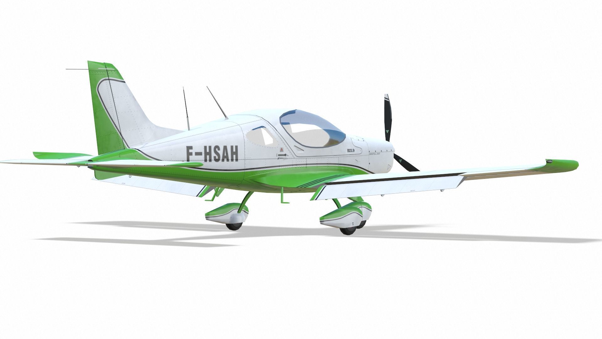 Bristell B23 BRM Aero Low-poly 3D model_20