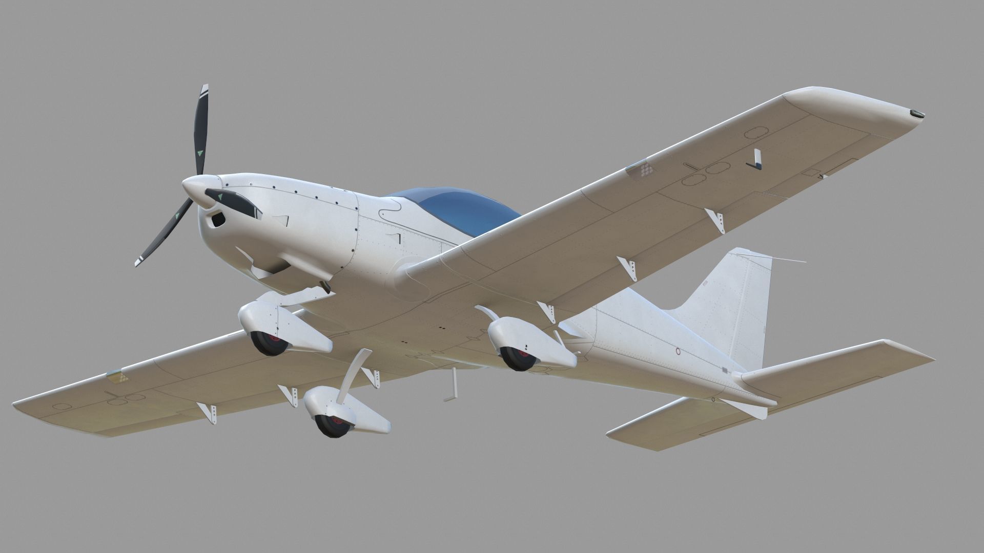 Bristell B23 BRM Aero Low-poly 3D model_30
