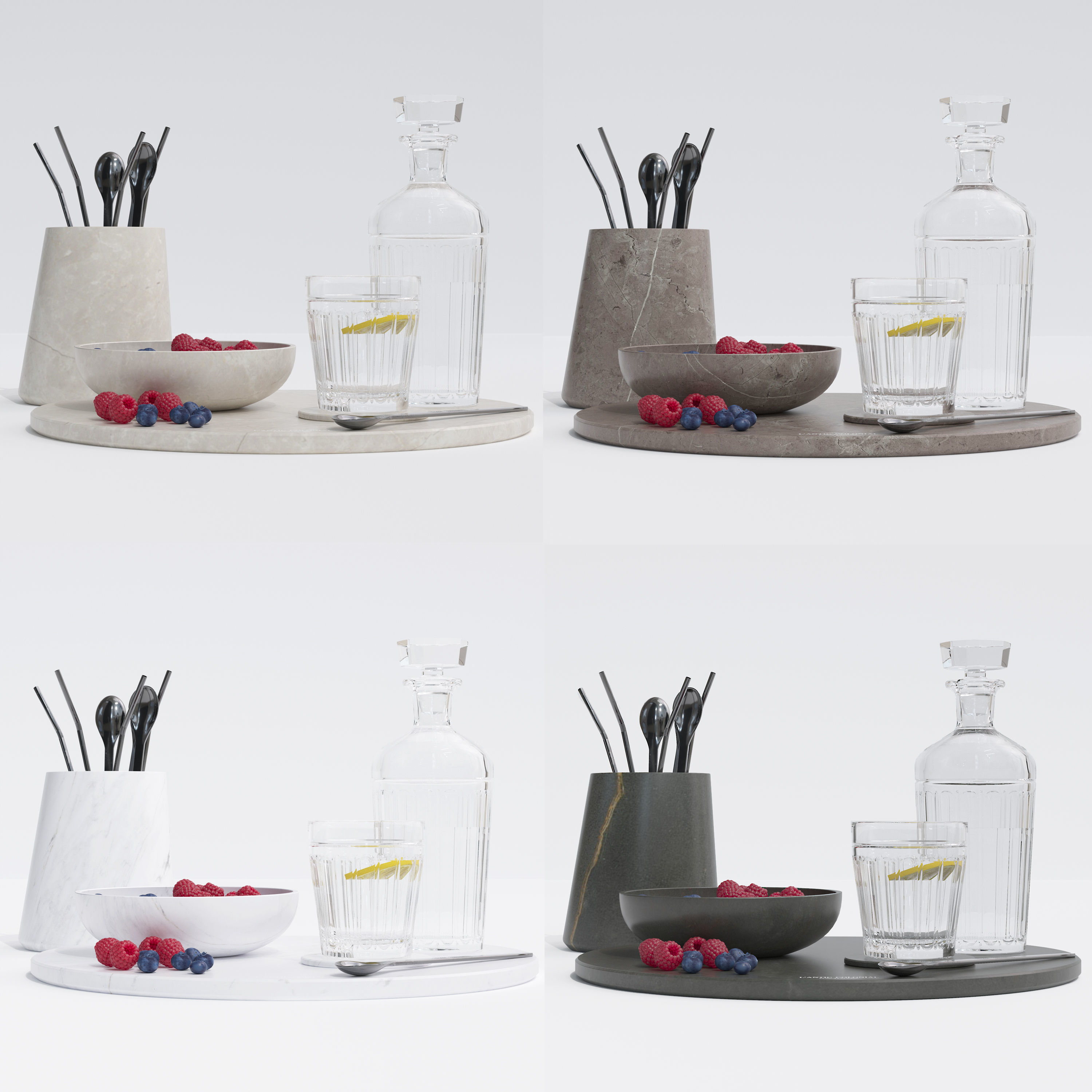 Set deco Lantic Colonial CORE 3D model_2