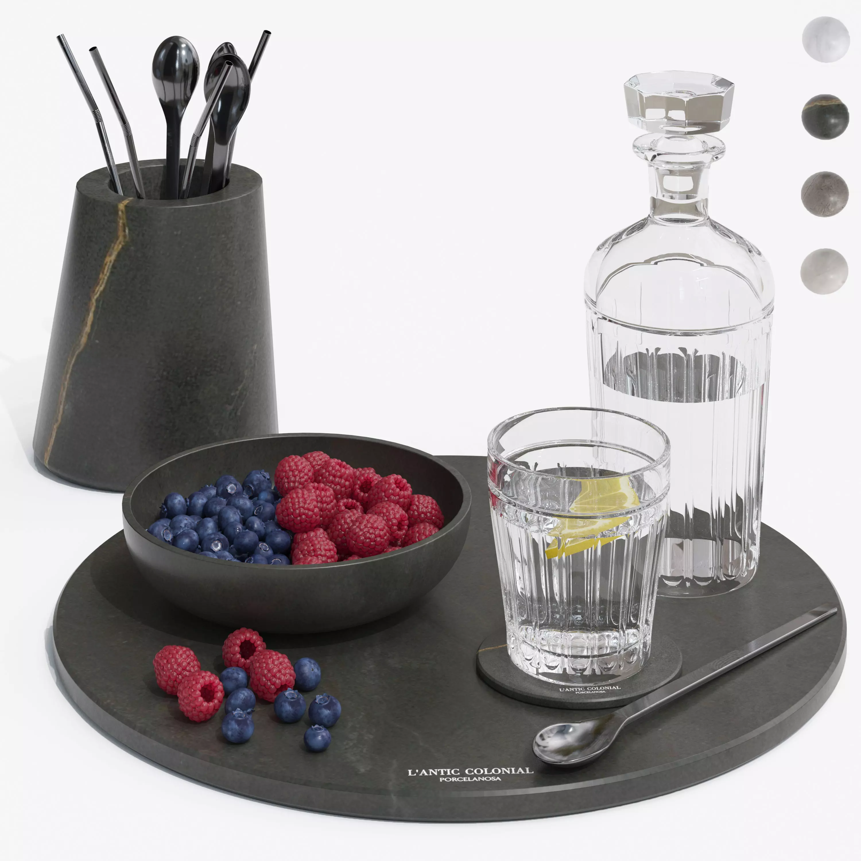 Set deco Lantic Colonial CORE 3D model_0