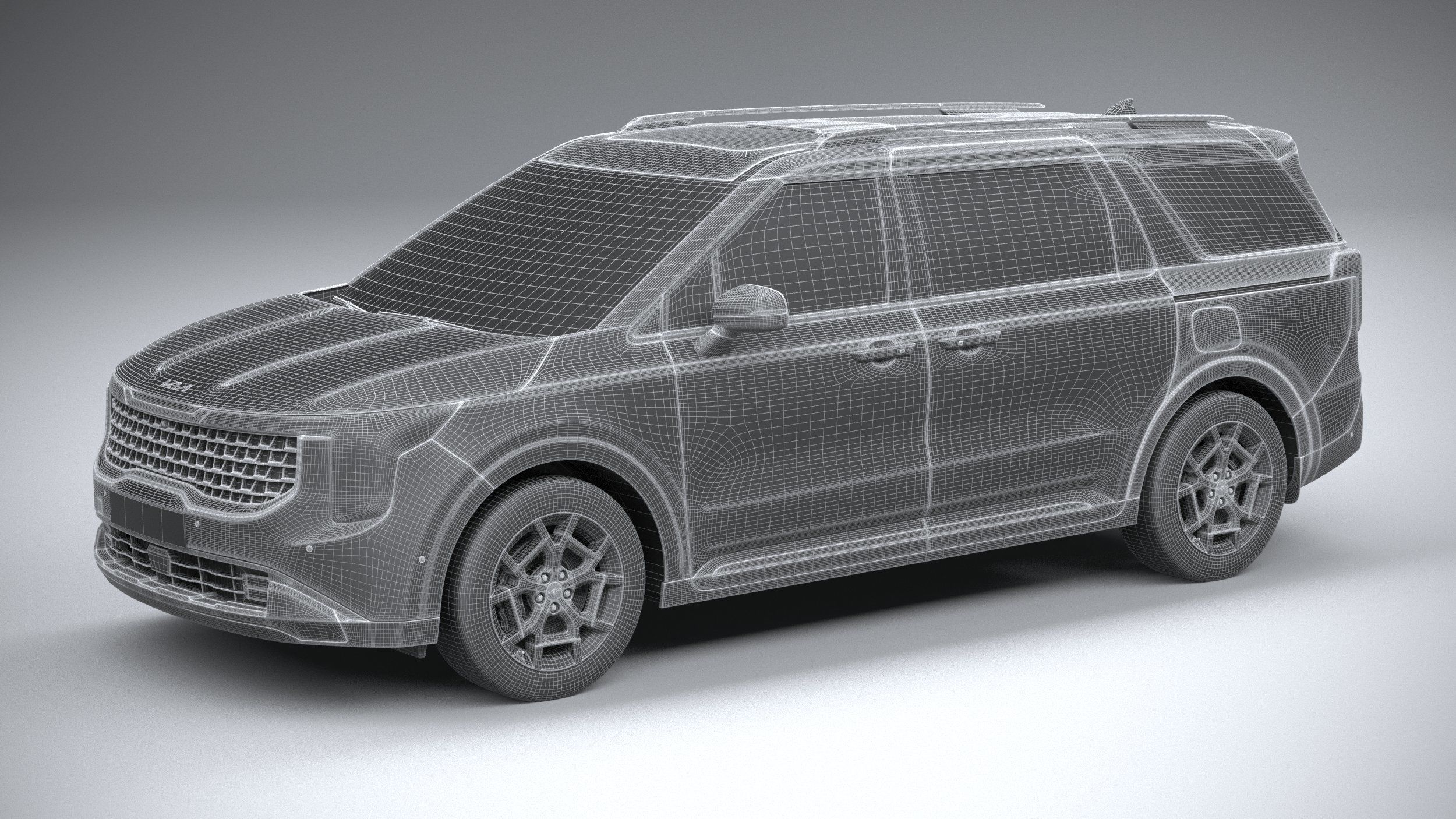 Kia Carnival 2025 3D model_26