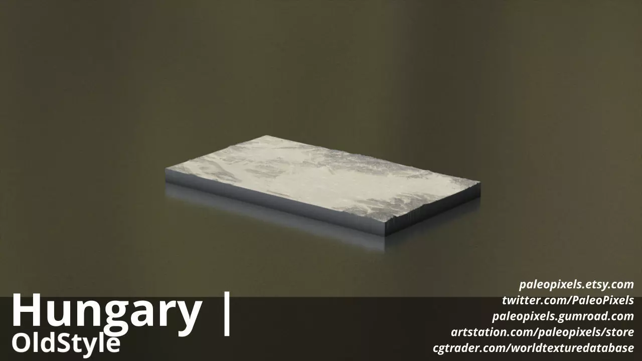 Hungary Satellite Night 13k High resolution Maps and masks Texture_0