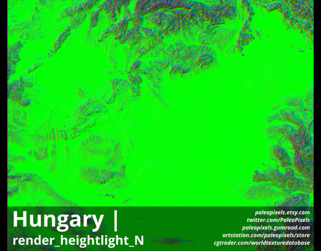 Hungary  13k High resolution Maps and masks 3D model_9