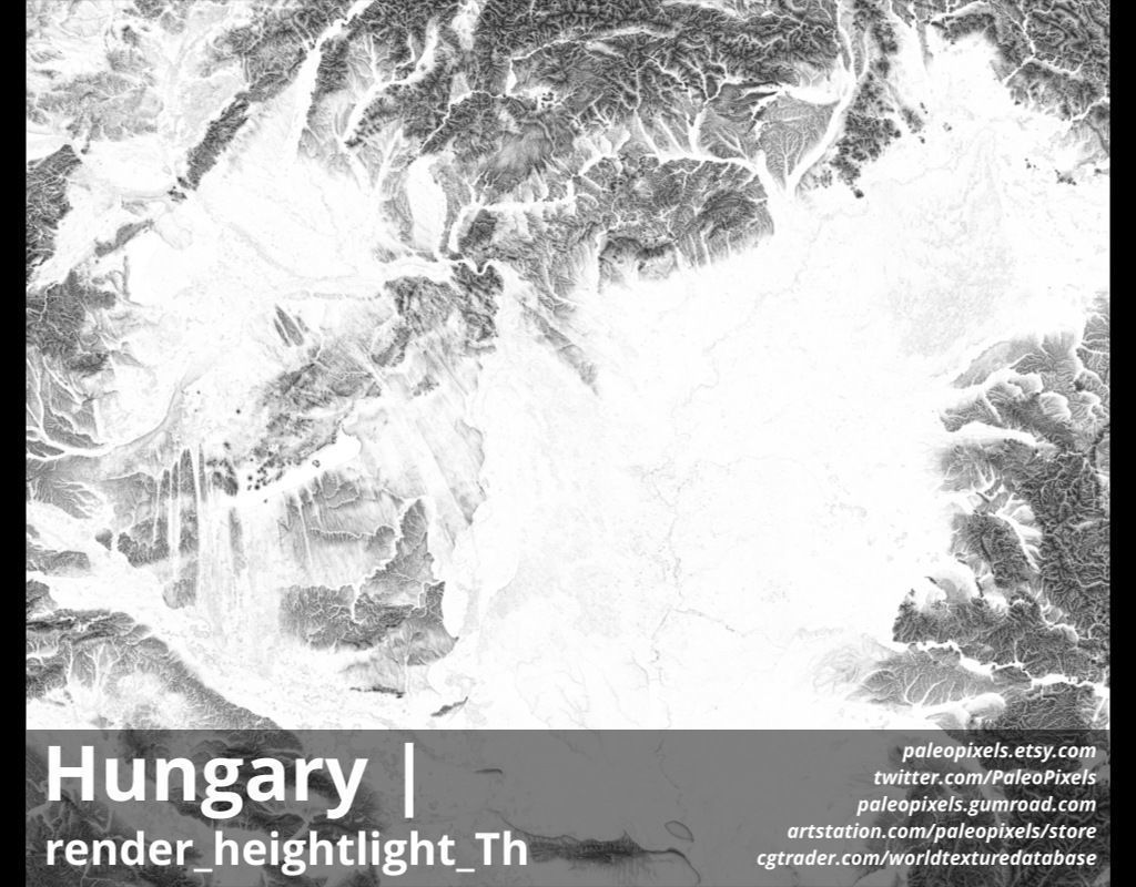 Hungary  13k High resolution Maps and masks 3D model_15