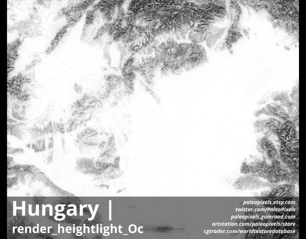 Hungary  13k High resolution Maps and masks 3D model_13