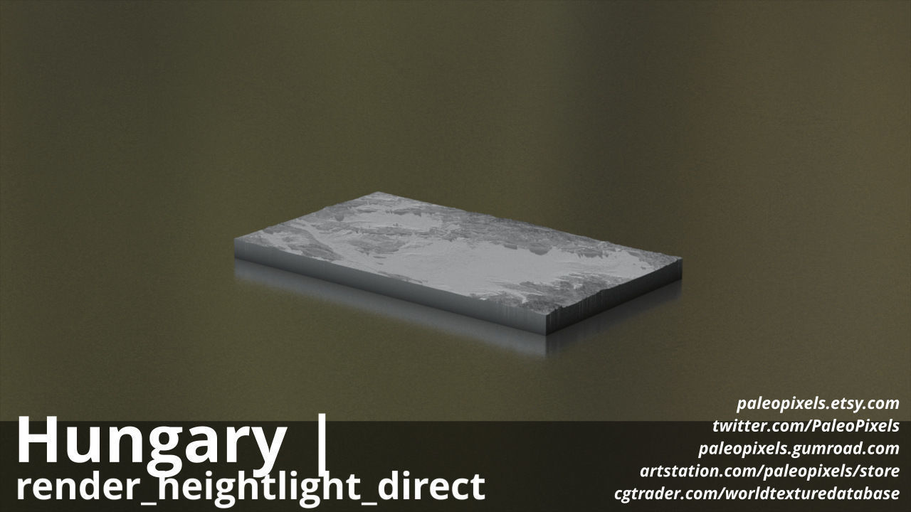 Hungary  13k High resolution Maps and masks 3D model_16