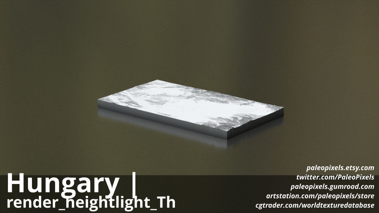 Hungary  13k High resolution Maps and masks 3D model_14