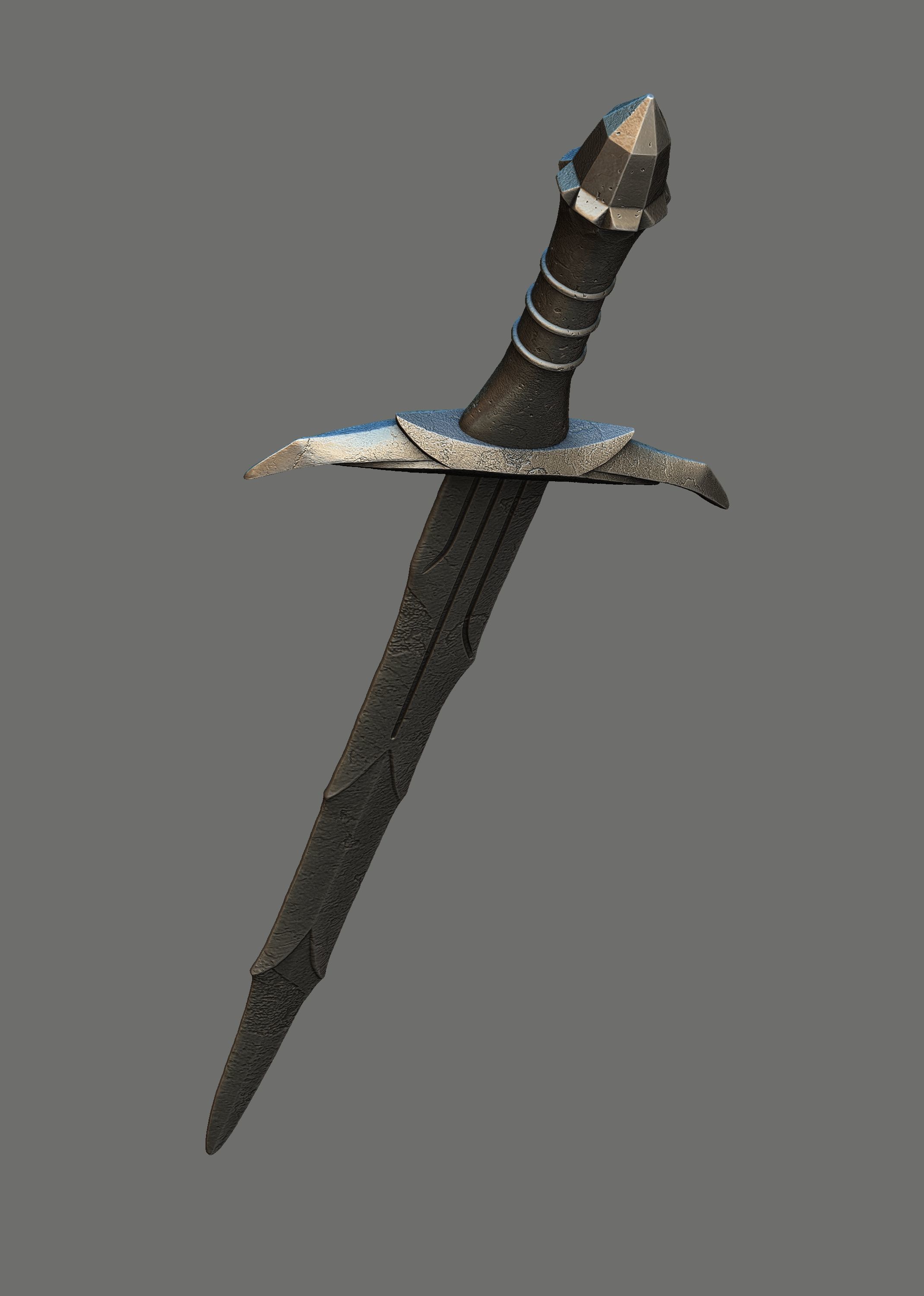 Lord Saurons Dagger 3D print model_4