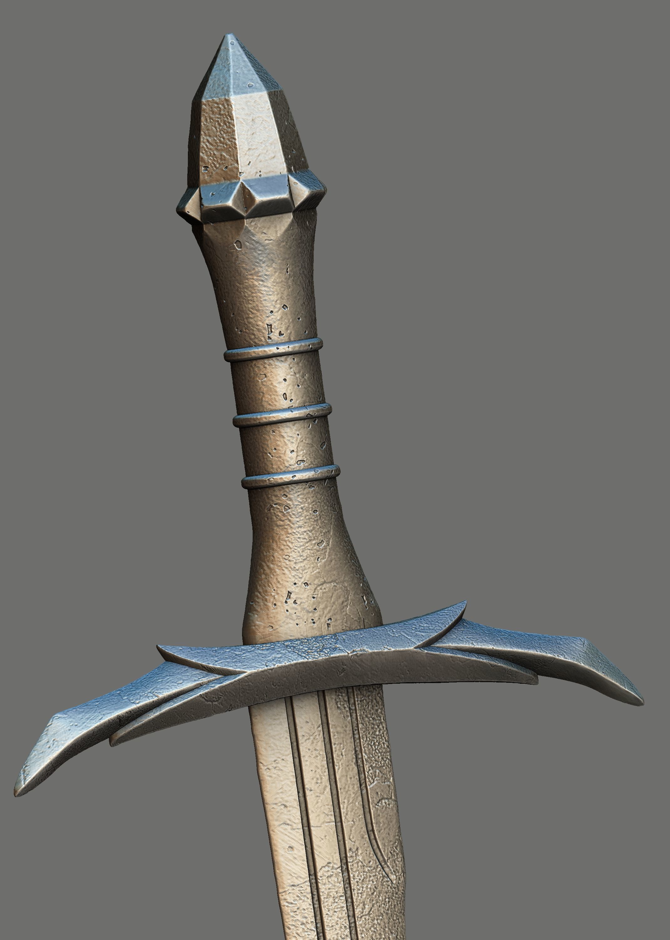 Lord Saurons Dagger 3D print model_2