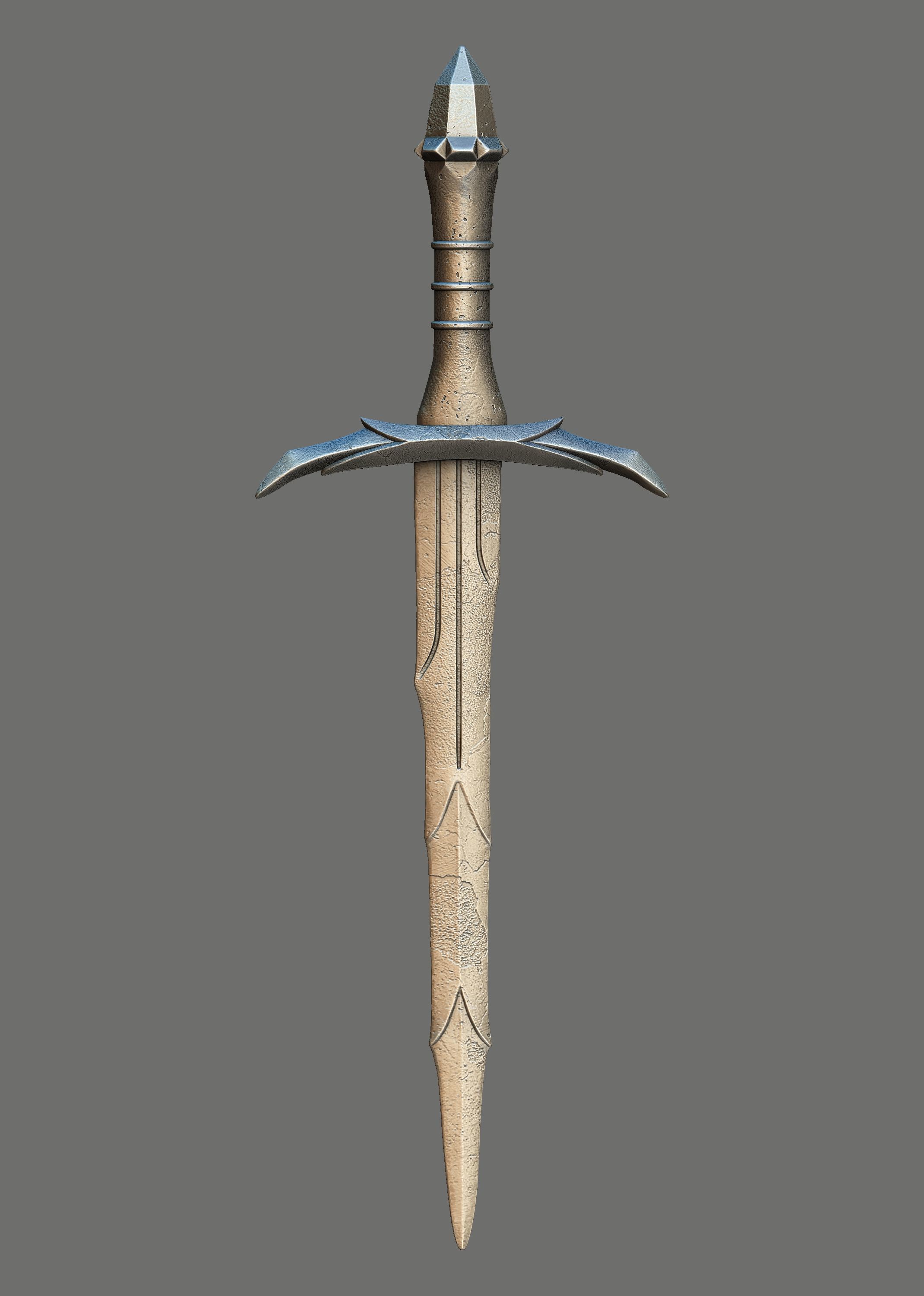 Lord Saurons Dagger 3D print model_1