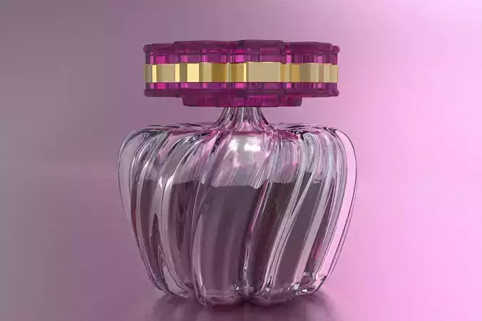 A Feminine Perfume Bottle Design