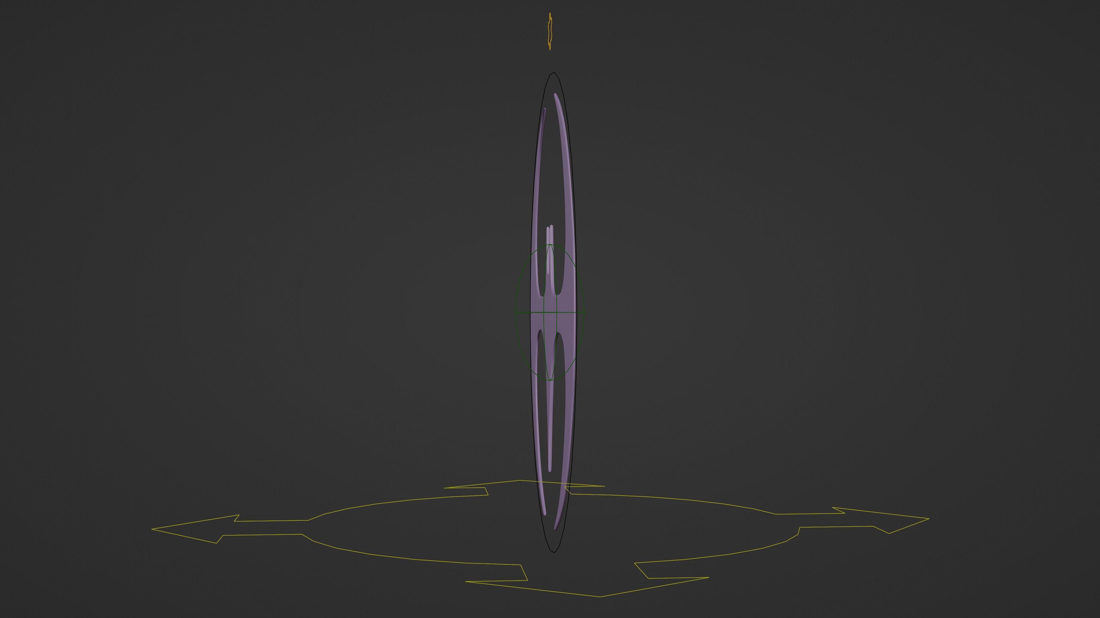 Batarang 3 Pack 3D model_8