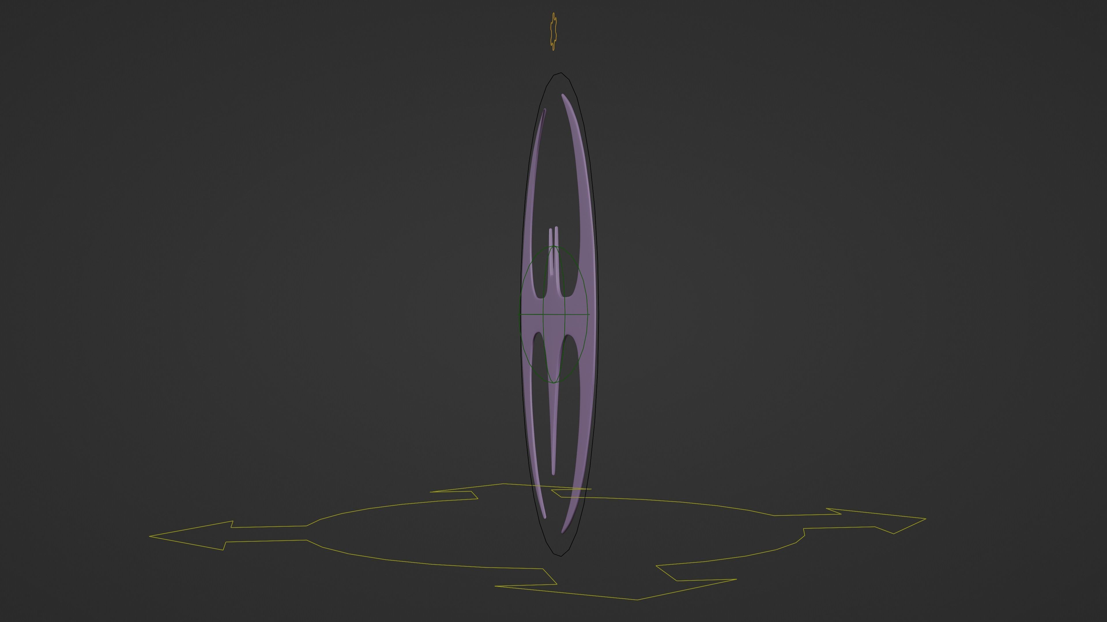 Batarang 3 Pack 3D model_7