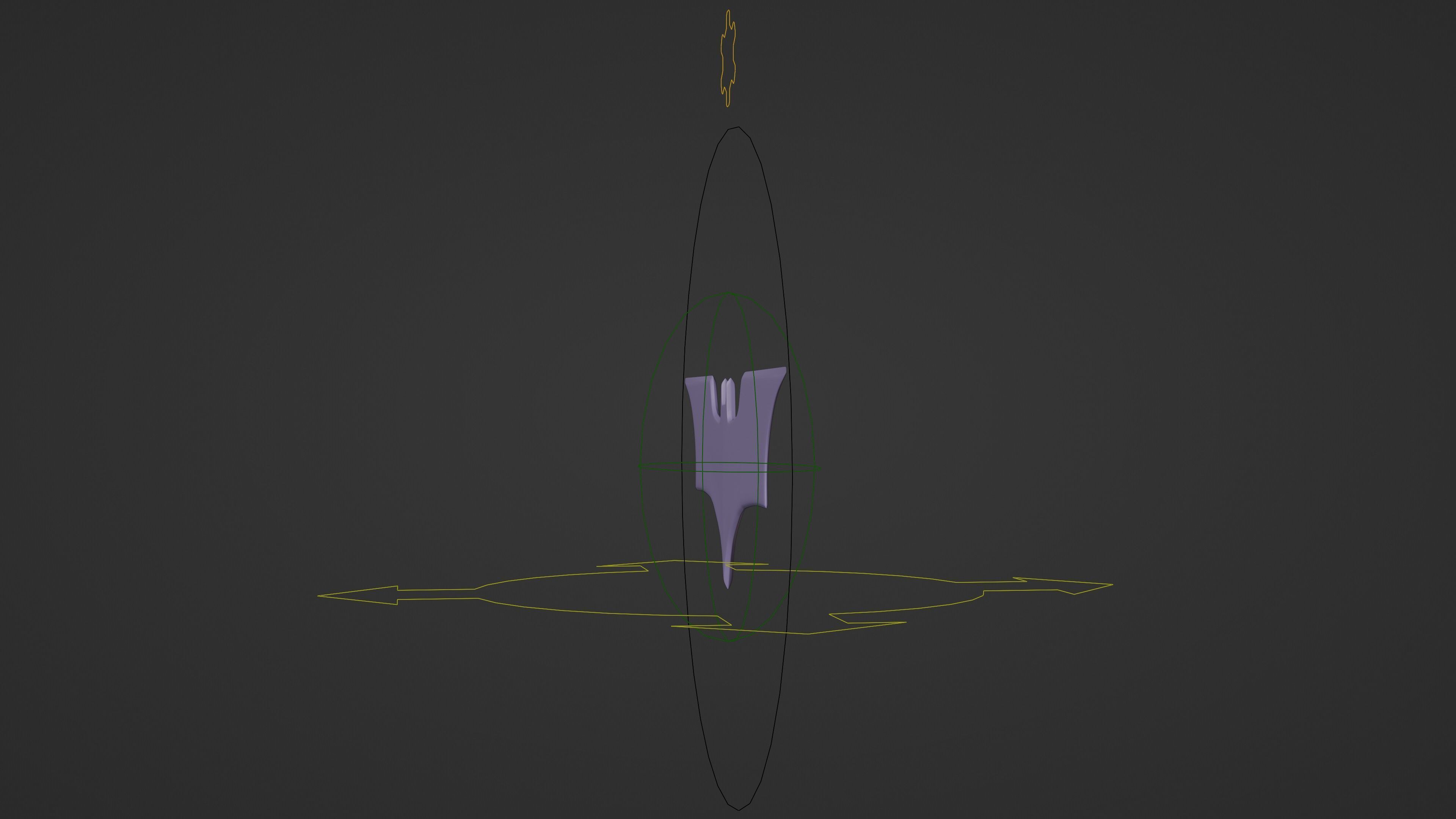 Batarang 3 Pack 3D model_32