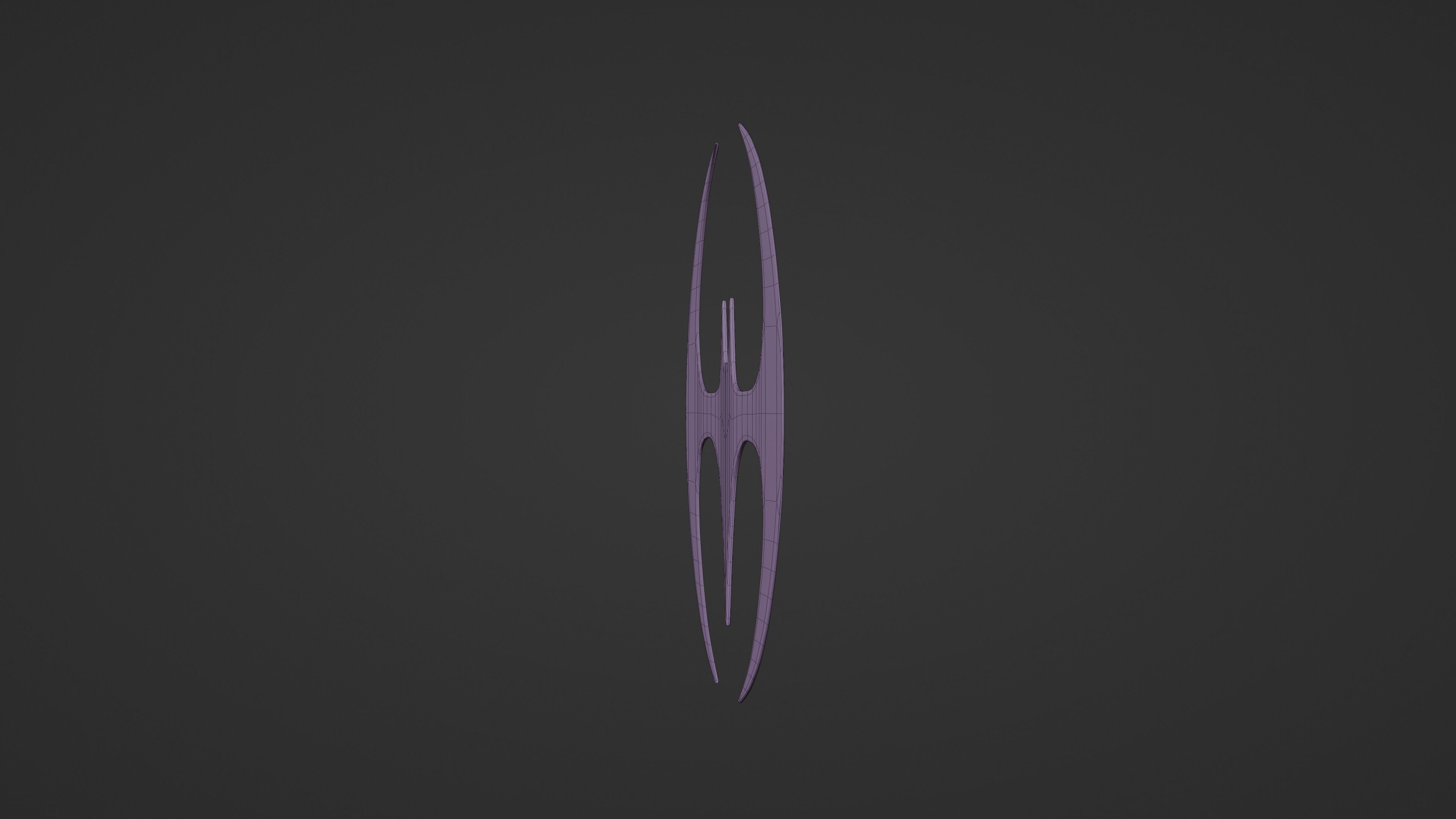 Batarang 3 Pack 3D model_14