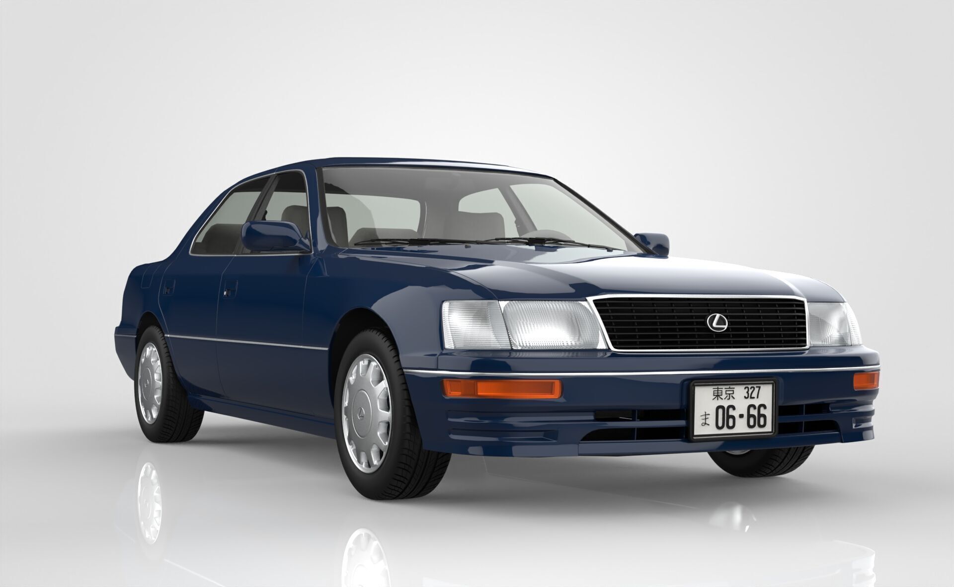 Lexus LS 400 1995 3D model_9