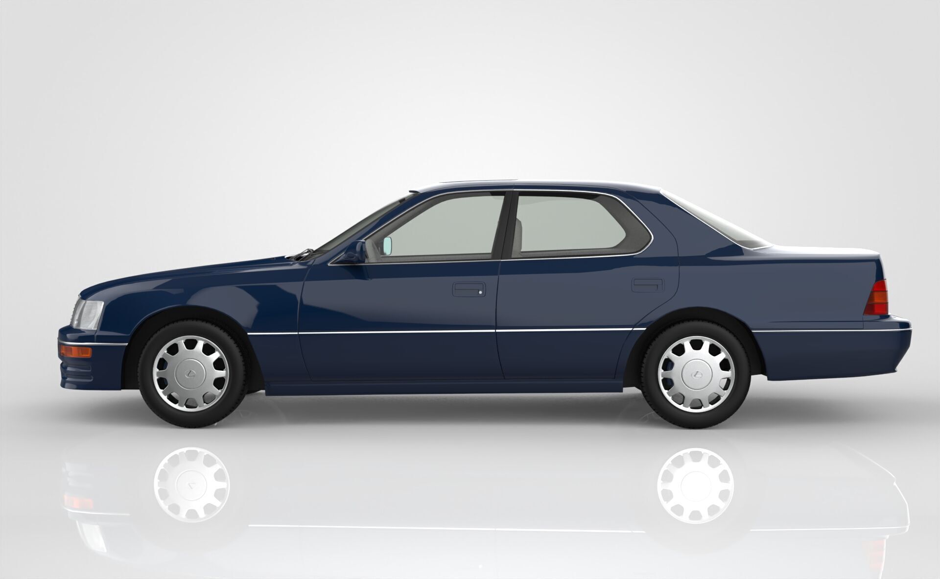 Lexus LS 400 1995 3D model_1