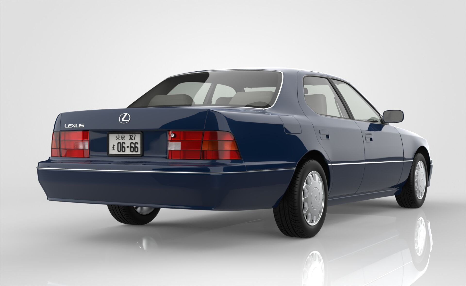 Lexus LS 400 1995 3D model_5