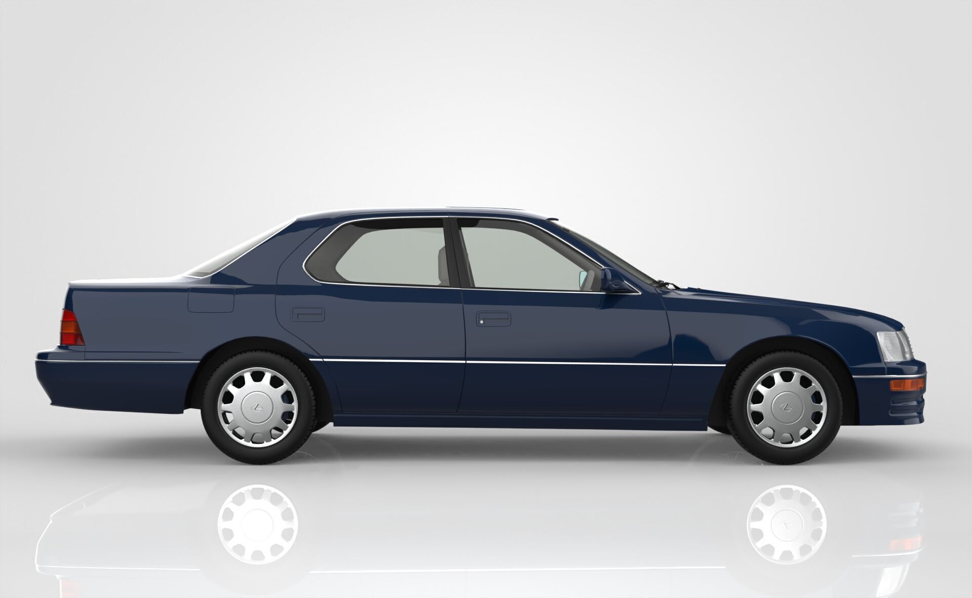 Lexus LS 400 1995 3D model_7