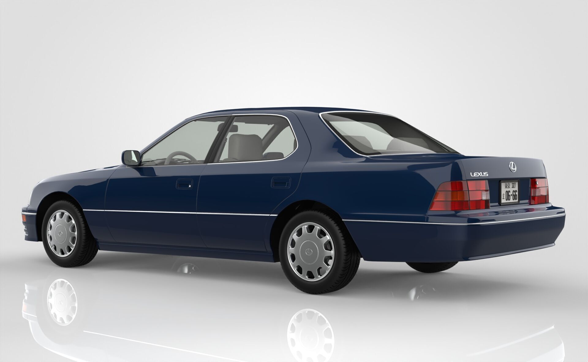 Lexus LS 400 1995 3D model_2