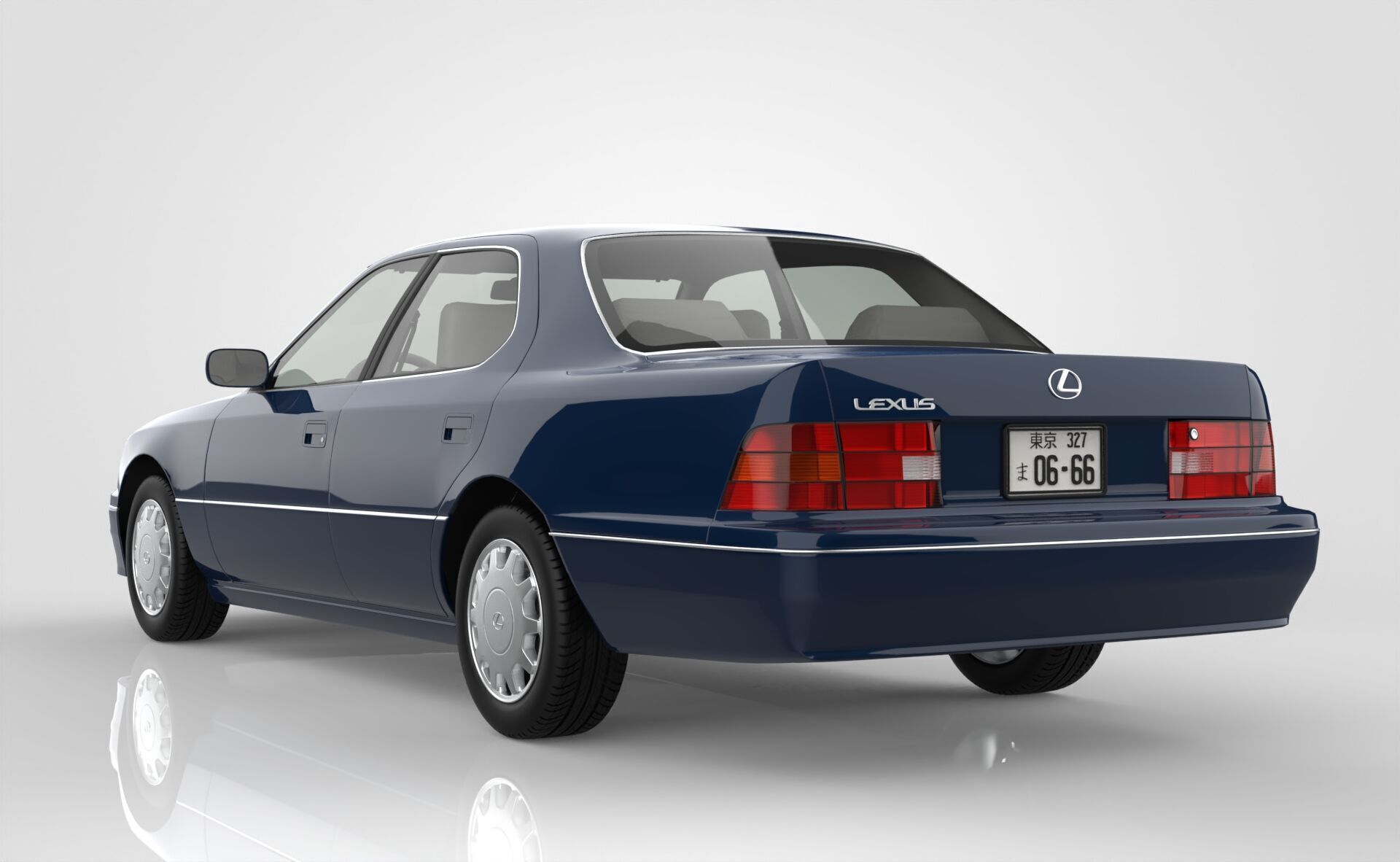 Lexus LS 400 1995 3D model_3