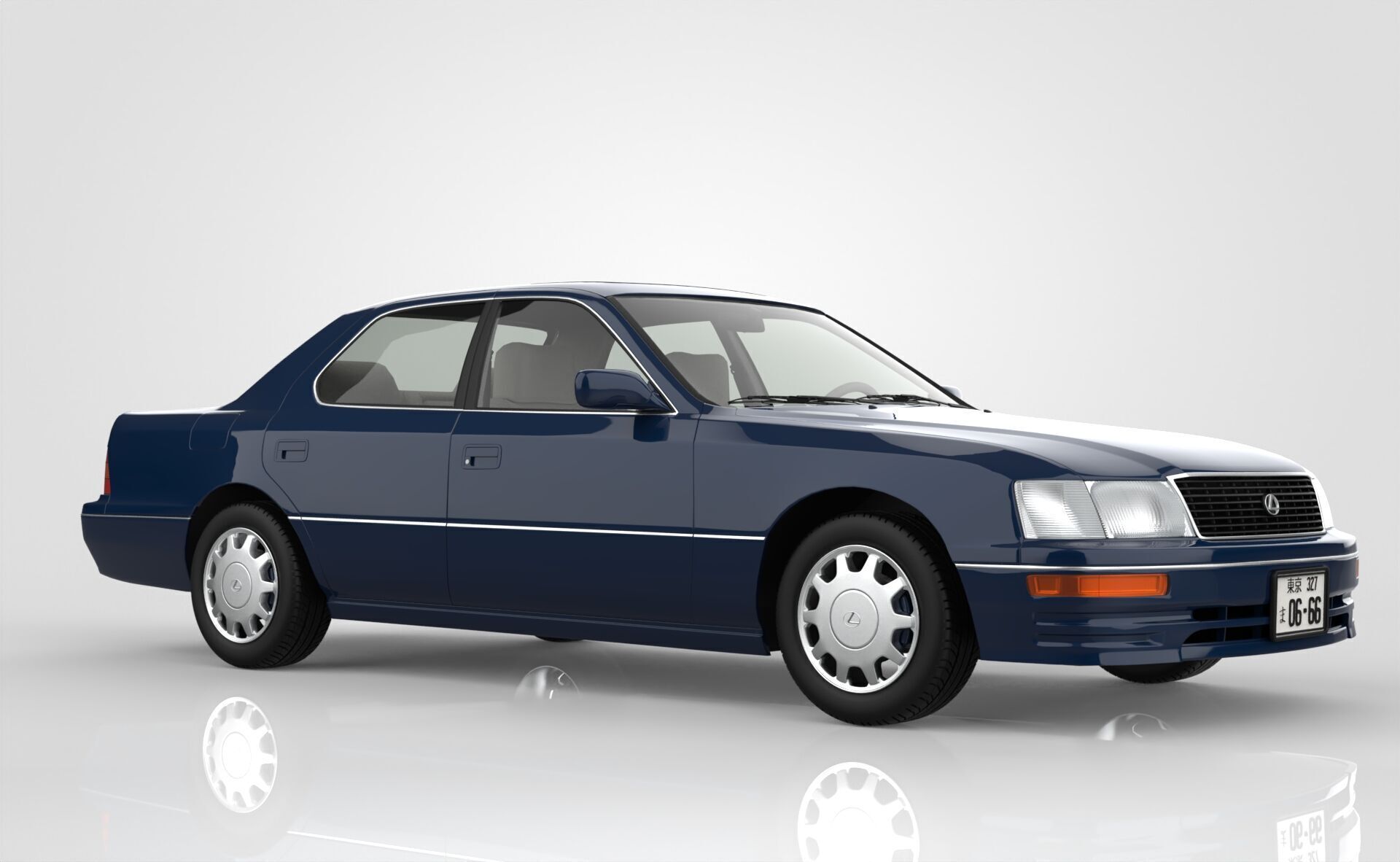 Lexus LS 400 1995 3D model_8