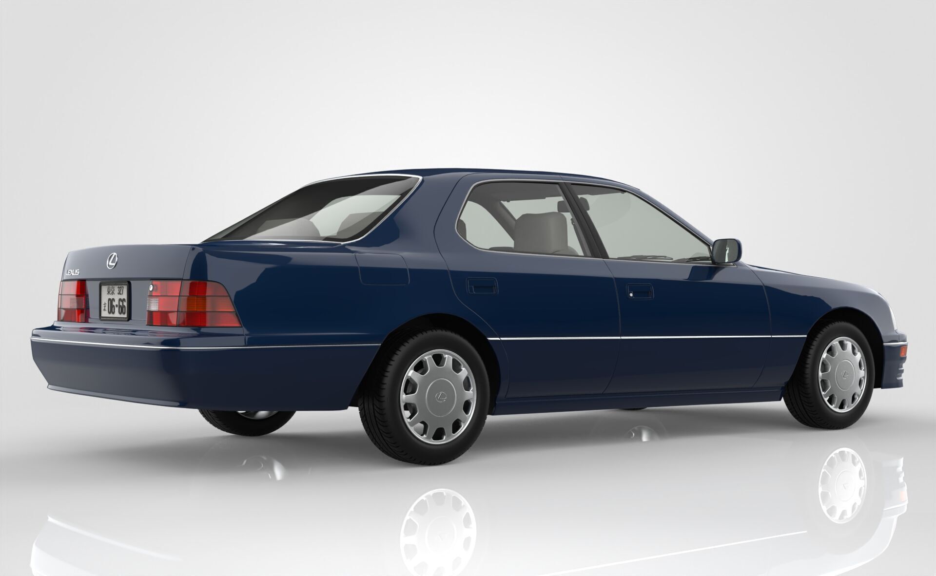 Lexus LS 400 1995 3D model_6