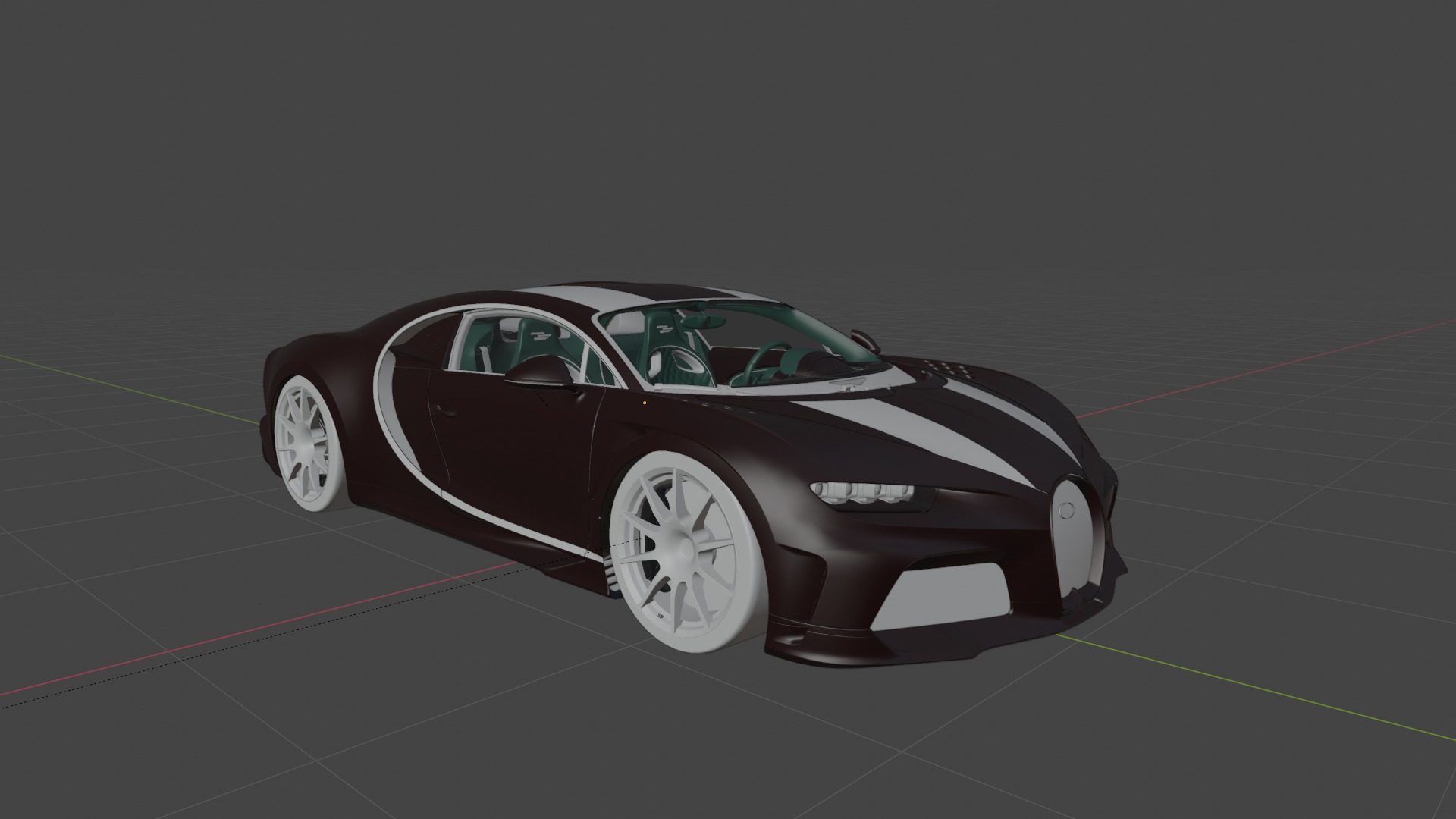 buggati chiron 3D model_9