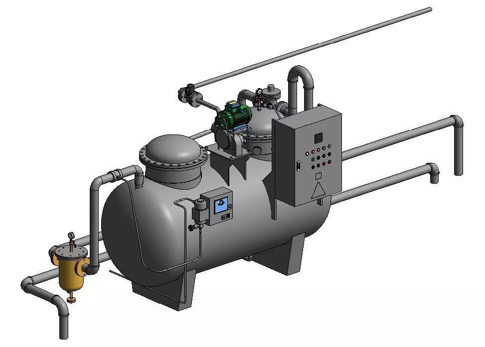Oil Water Seperator Assembly 3D model