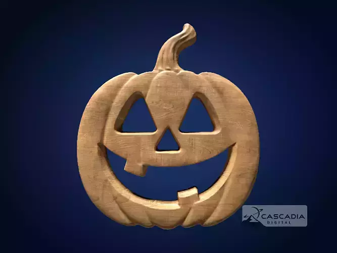 Jack-o-Lantern Face - CNC Router Carving Casting Halloween