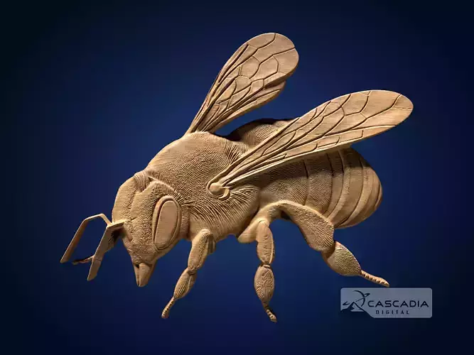 Bee - CNC Router Carving Casting insect animal