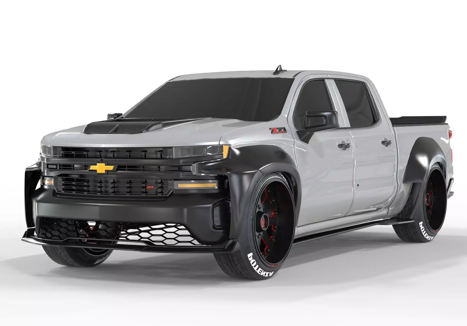 Chevrolet Silverado Tuning 2019 3D model