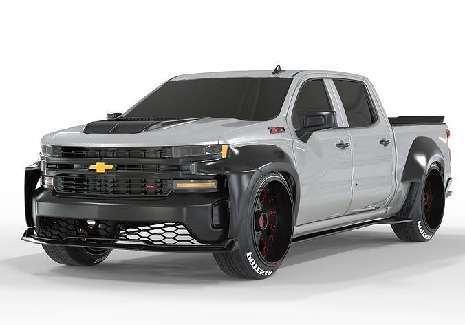 Chevrolet Silverado Tuning 2019 3D model