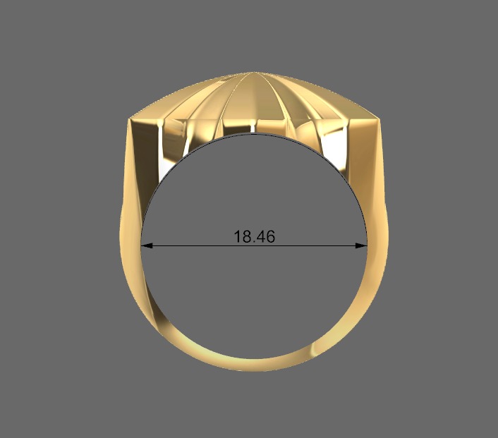 Set Geometric flower ring earring and pendant- conjunto 3D print model_7