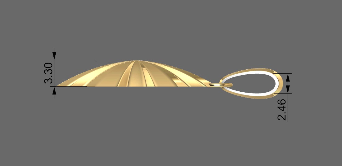 Set Geometric flower ring earring and pendant- conjunto 3D print model_9