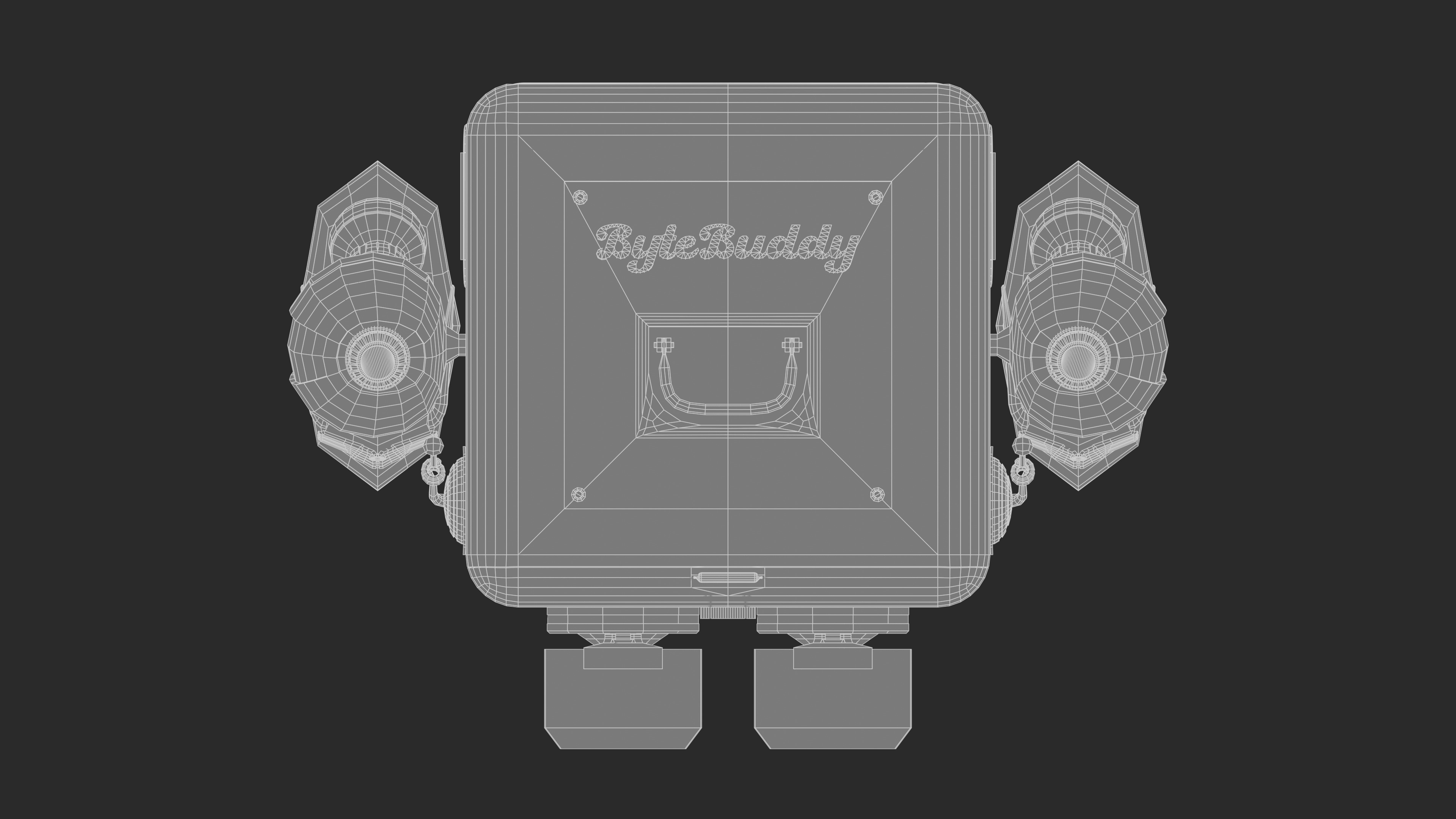 3D Tiny Robot Retro-Futuristic 3D model_11