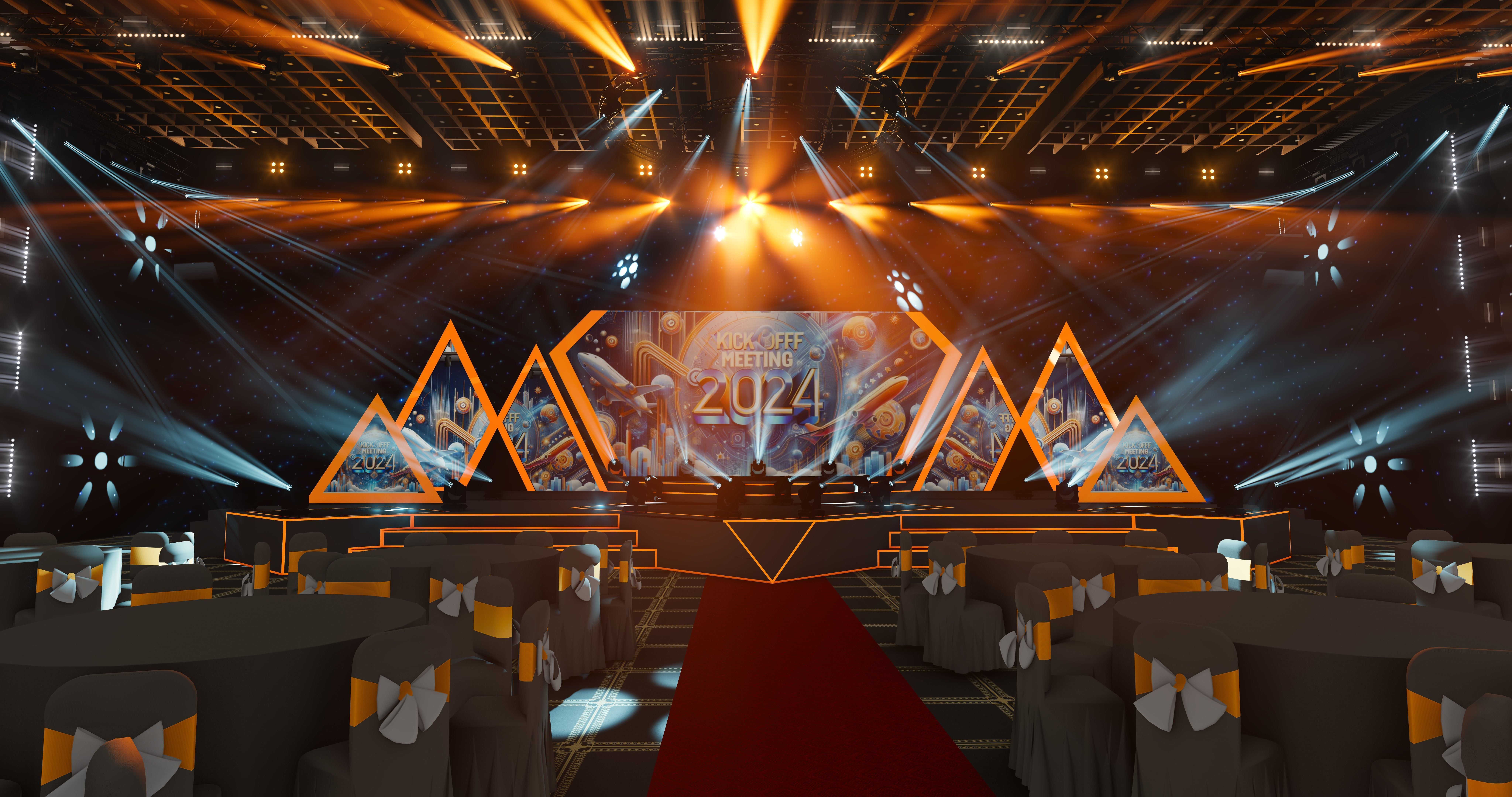 timecode lighting show for event Texture_4