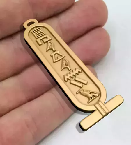ANCIENT PENDANT CARTOUCHE -EGYPTIAN ARTIFACTS 3D print model