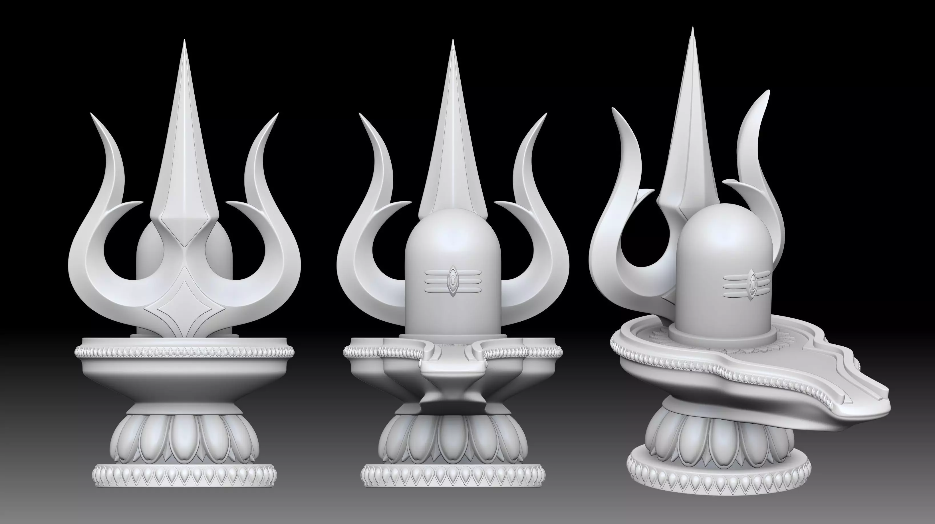 shiva shivling 3d print model 3D print model