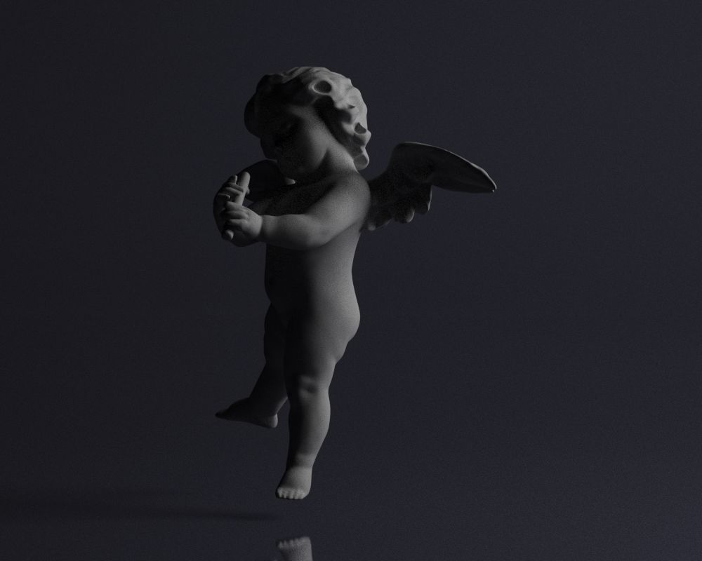 001519 Heavenly Melodies Elegant Angel Flutist 3D print model_7