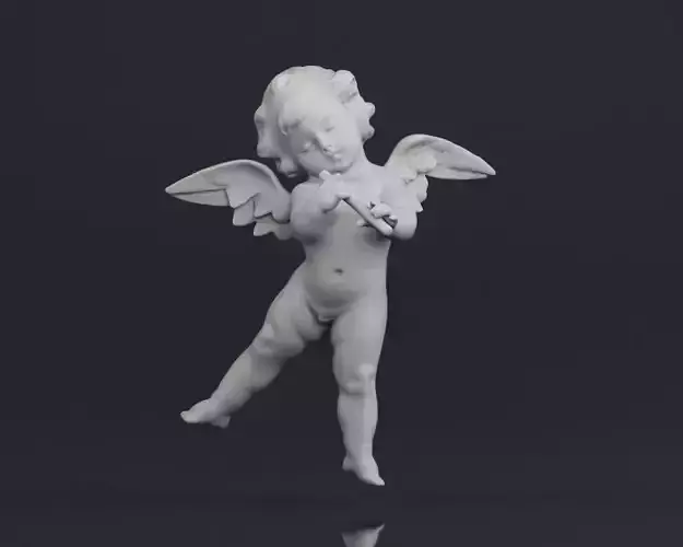 001519 Heavenly Melodies Elegant Angel Flutist