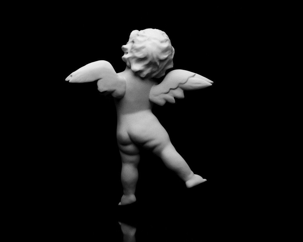 001519 Heavenly Melodies Elegant Angel Flutist 3D print model_9