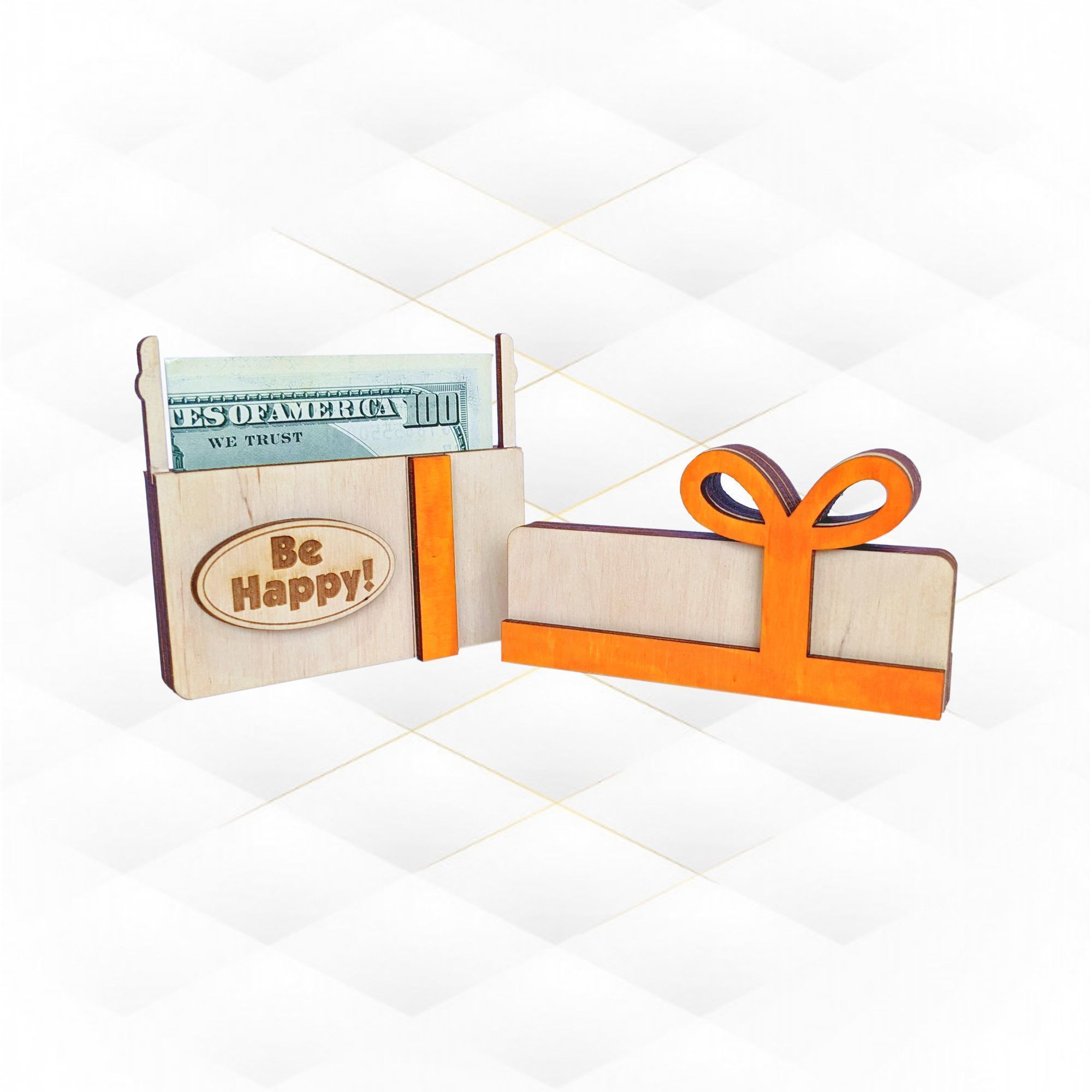 Unique Birthday Cover Case design laser cutting 3D print model_4