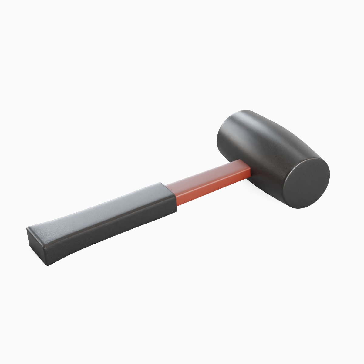 Rubber Mallet 02 3D model_4