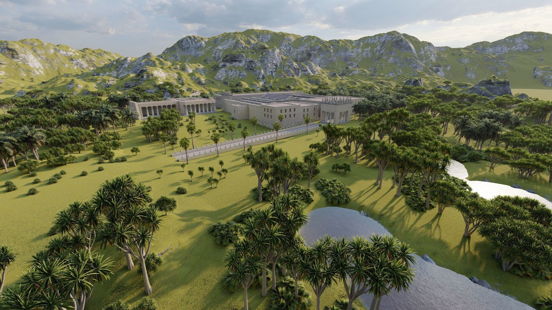 Parthenon-Historical Greek Temple 3D model_9